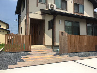 アプローチ完成