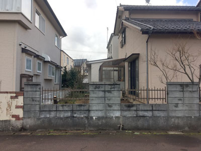 既存塀