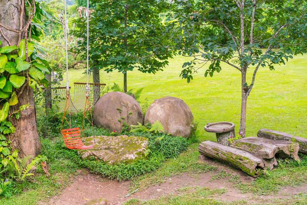 自然風お庭休憩