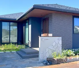 天然石のナチュラルエクステリア｜長岡市M様邸